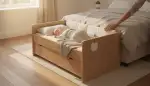 Massivholz Beistellbett: Natur im Babyzimmer