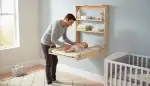 Wickelkommoden Wandmontage: Clever Platz sparen