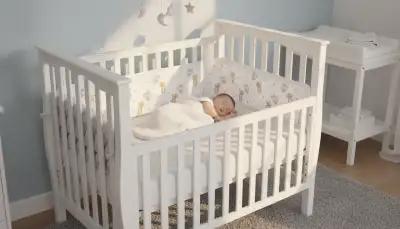 Geborgenheit im Babybett: Geflochtene Bettumrandungen