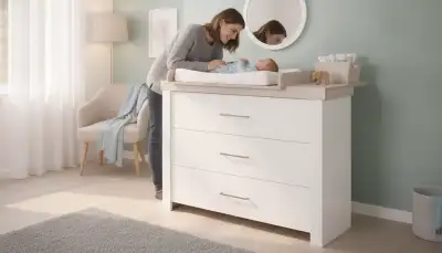 Geräuschlose Schubladen: Wickelkommode Soft-Close