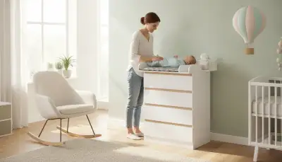 Höhenverstellbare Wickelkommode: Ergonomie für Eltern
