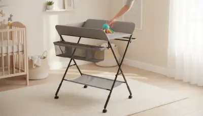 Klappbare Wickelkommode: Clever Platz sparen