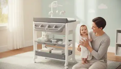 Sicher Baden: Babybadewanne an der Wickelkommode