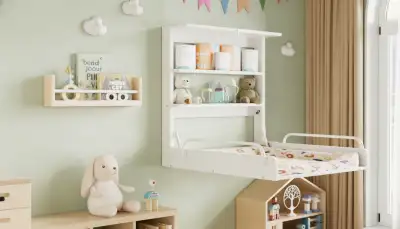 Wandwickeltisch klappbar: Raumwunder für Babys
