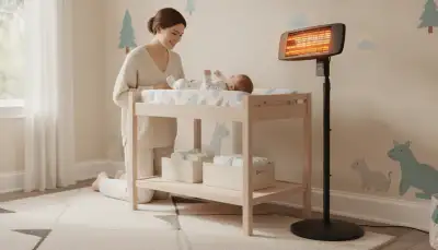 Wickelkommoden Heizstrahler: Geborgenheit für Babys