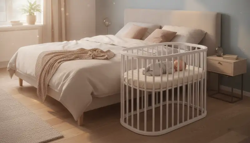 Extra großes Beistellbett: Mehr Raum für Babys Schlaf