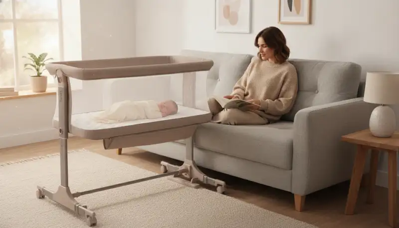 Nähe und Flexibilität: Beistellbett als Stubenwagen