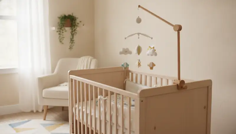 Sichere Mobile Halterung fürs Babybett